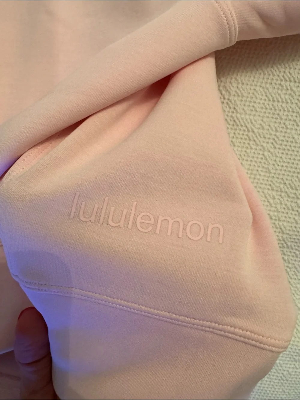 lululemon athletica Pink Cropped Crewneck Sweatshirt